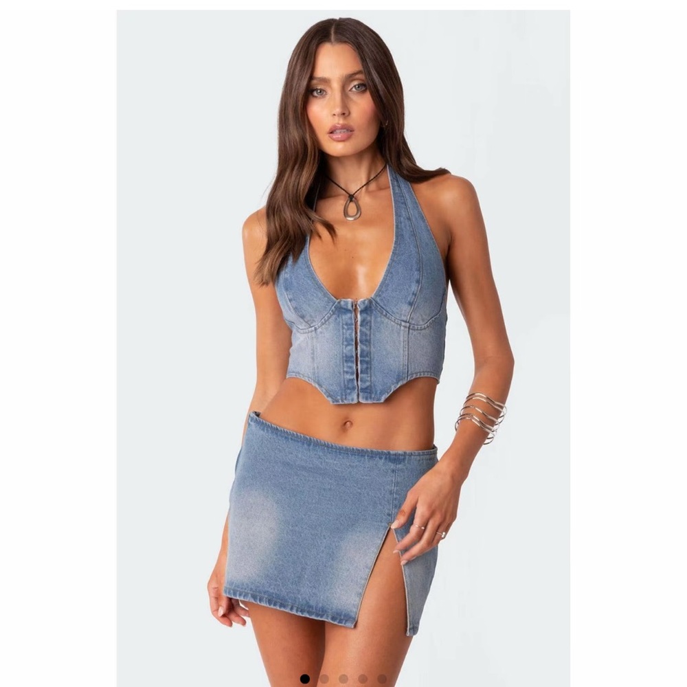 Denim Corset